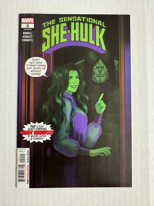 SENSATIONAL SHE-HULK #2 Vol 2 NM Jen Bartel Cover