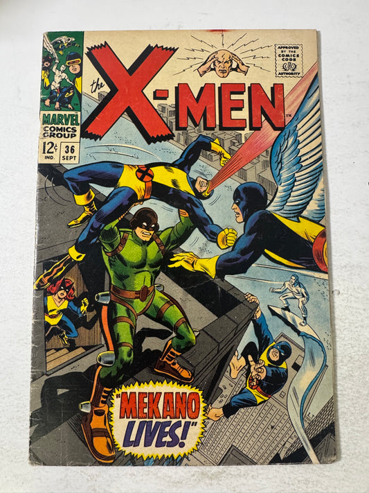 X-MEN #36 VG- 1ST APPEARANCE