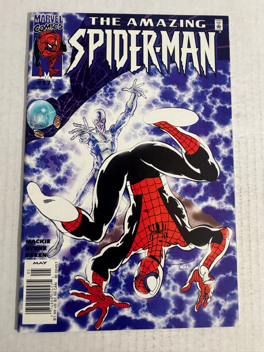 AMAZING SPIDER-MAN #17 Vol 2 VF/NM John Byrne Cover NEWSSTAND