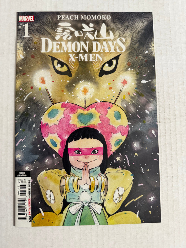 DEMON DAYS X-MEN #1 NM 3rd Print Peach Momoko Variant