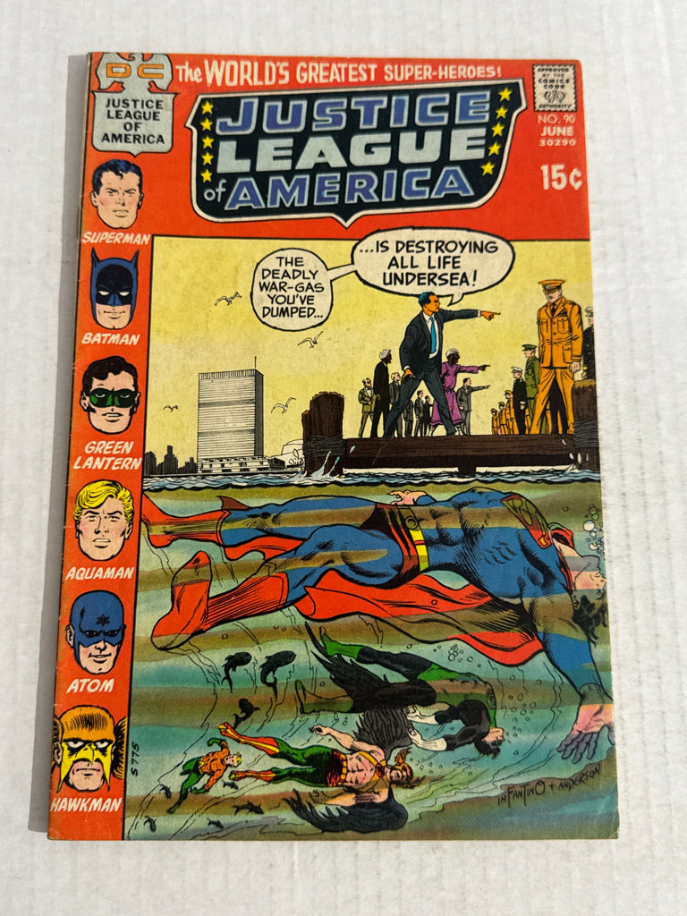 JUSTICE LEAGUE OF AMERICA #90 VG