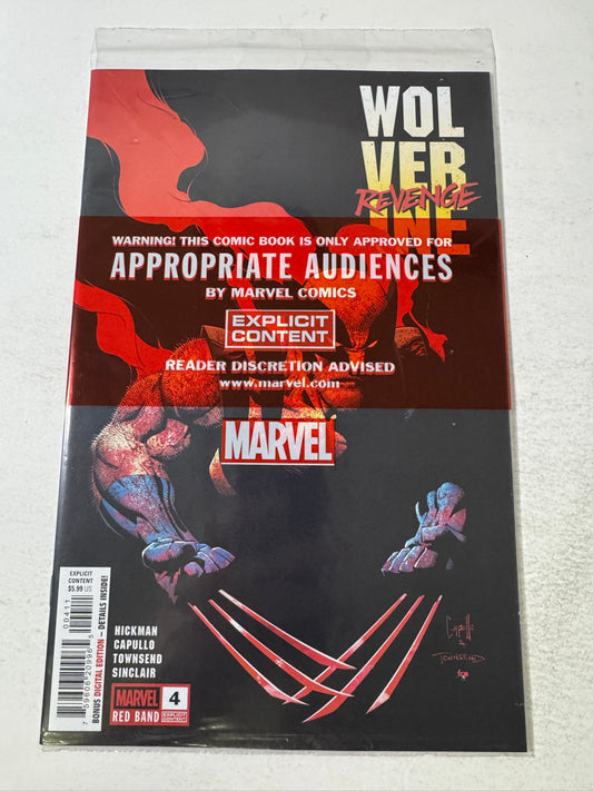WOLVERINE REVENGE #4 NM Sealed Red Band Edition