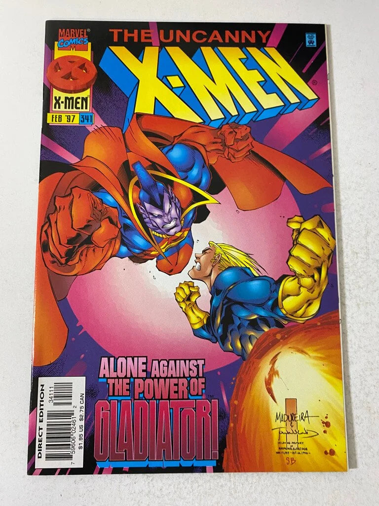 UNCANNY X-MEN #341 NM- Joe Madureira Cover