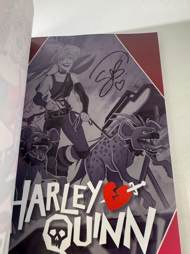 HARLEY QUINN Vol 1 Girl In Crisis TPB  SIGNED by Sweeney Boo