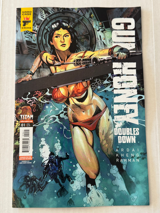 GUN HONEY Doubles Down #1 NM Kheng VARIANT