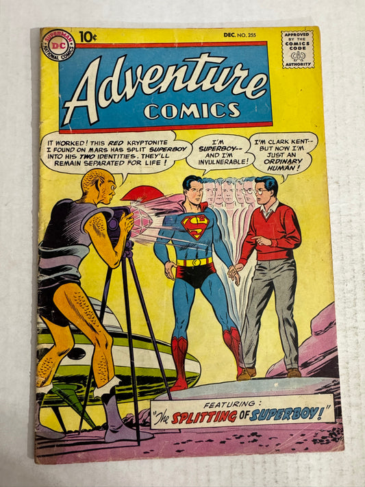 ADVENTURE COMICS #255 GD