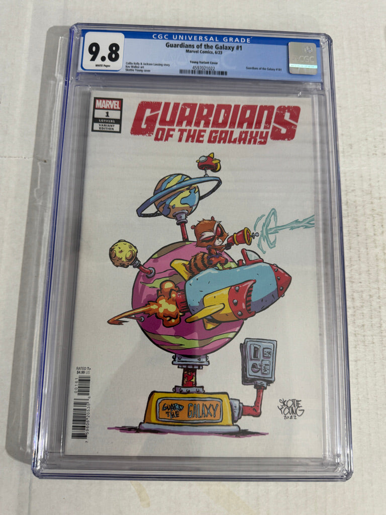 GUARDIANS OF THE GALAXY #1 9.8 CGC Skottie Young Variant