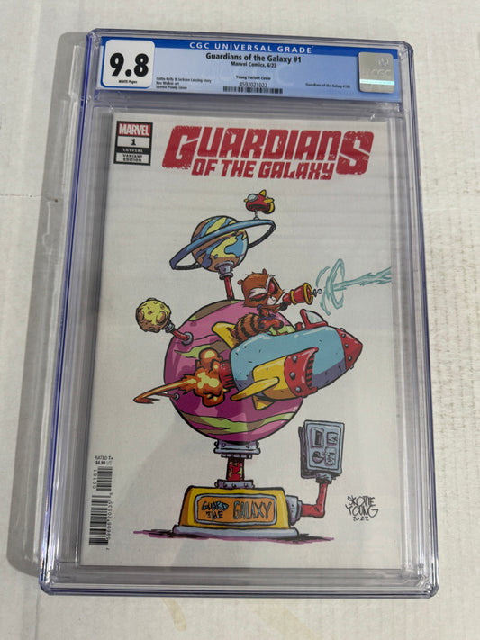 GUARDIANS OF THE GALAXY #1 9.8 CGC Skottie Young Variant