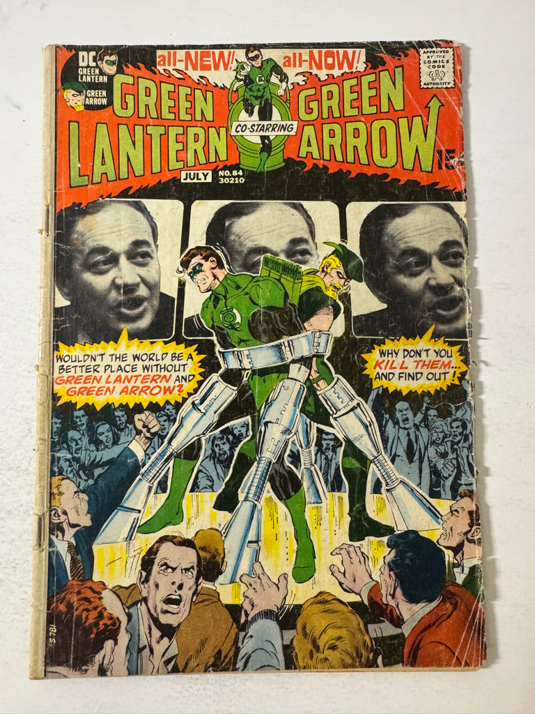 GREEN LANTERN GREEN ARROW  #84 FR/GD Neal Adams Cover