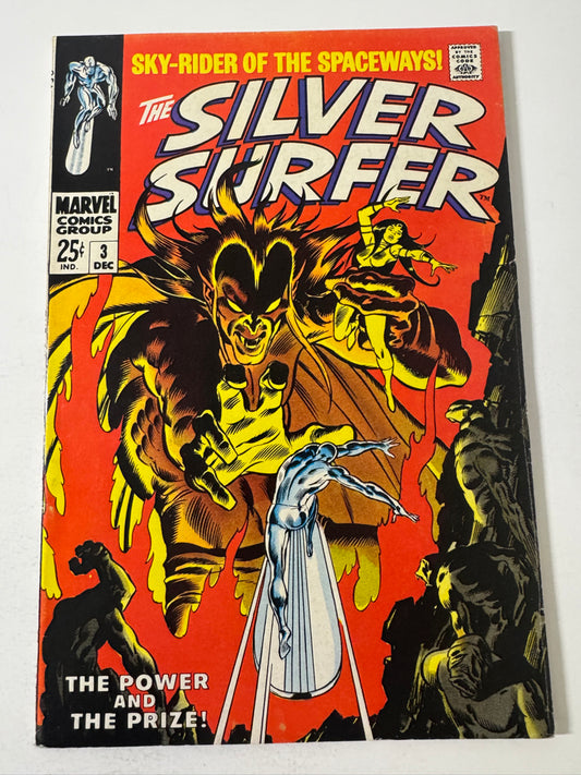 SILVER SURFER #3 VF 1ST APPEARANCE