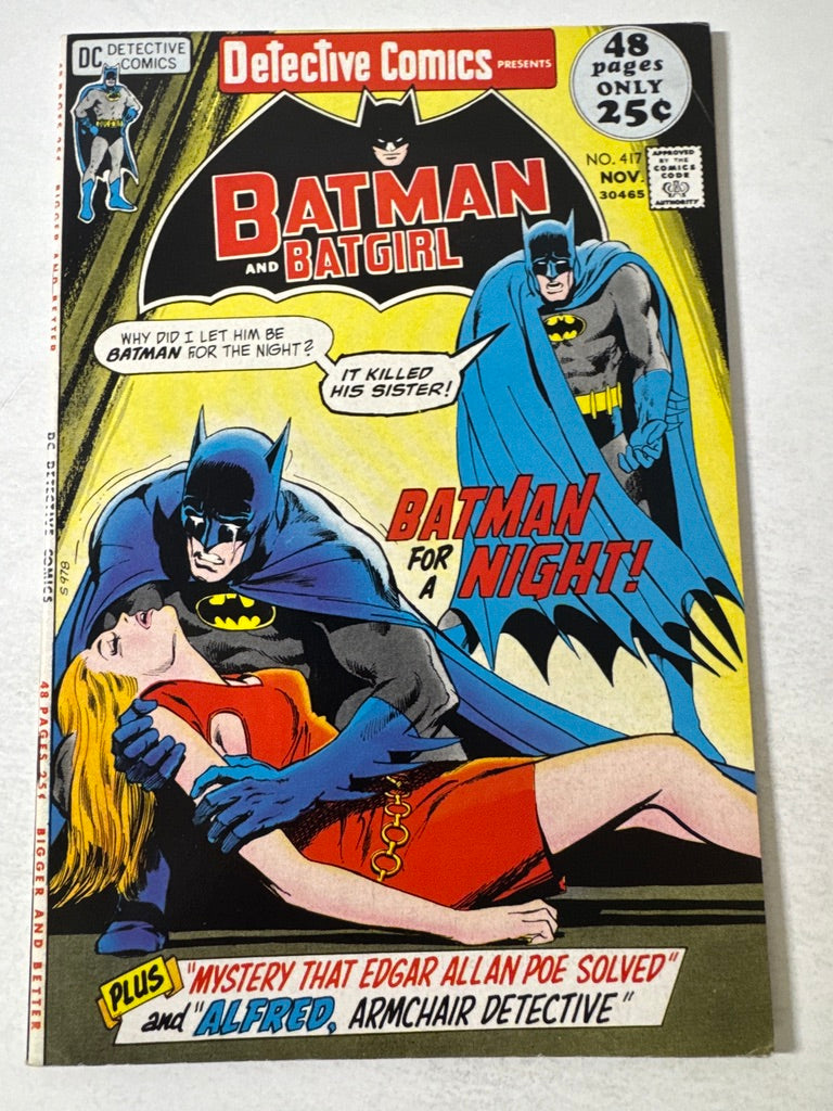 DETECTIVE COMICS #417 VF- Neal Adams Cover