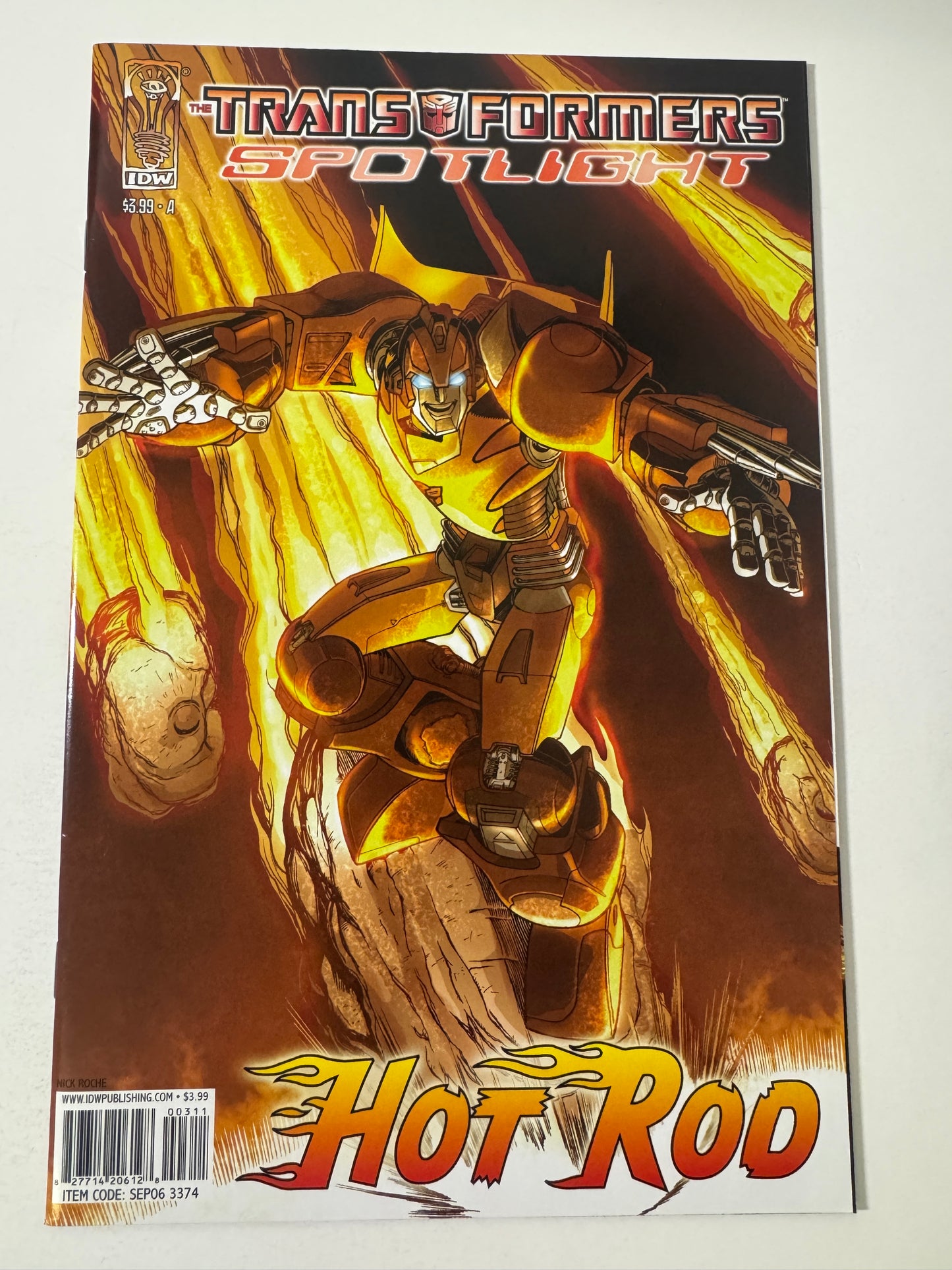 TRANSFORMERS SPOTLIGHT Hotrod #1 NM