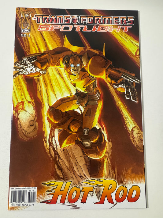 TRANSFORMERS SPOTLIGHT Hotrod #1 NM