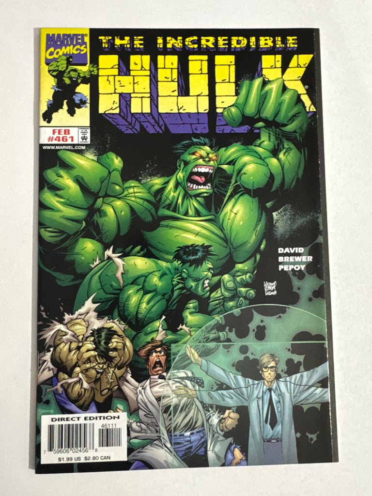 INCREDIBLE HULK #461 VF/NM Adam Kubert Cover