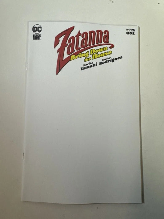 ZATANNA Bring Down The House #1 NM Blank Variant.