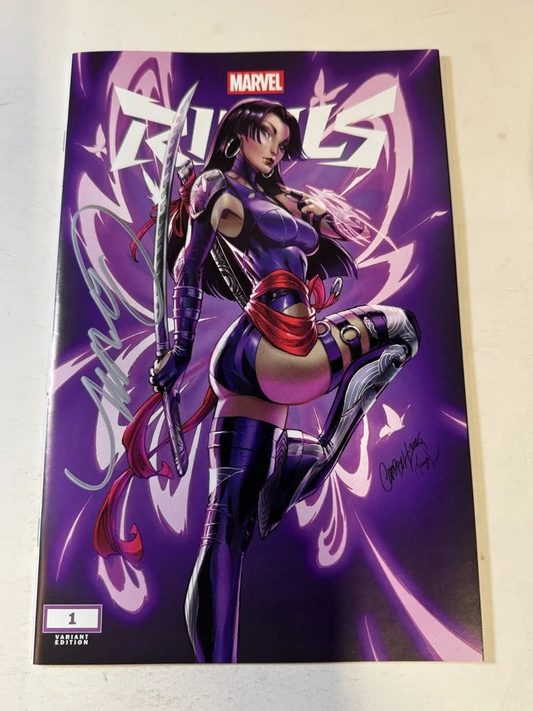MARVEL RIVALS #1 NM J Scott Campbell Psylocke Variant SIGNED