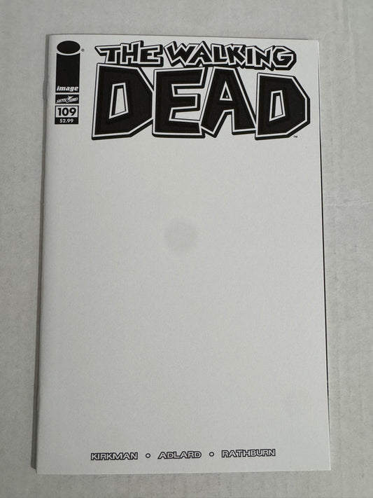 THE WALKING DEAD #109 NM Blank Variant
