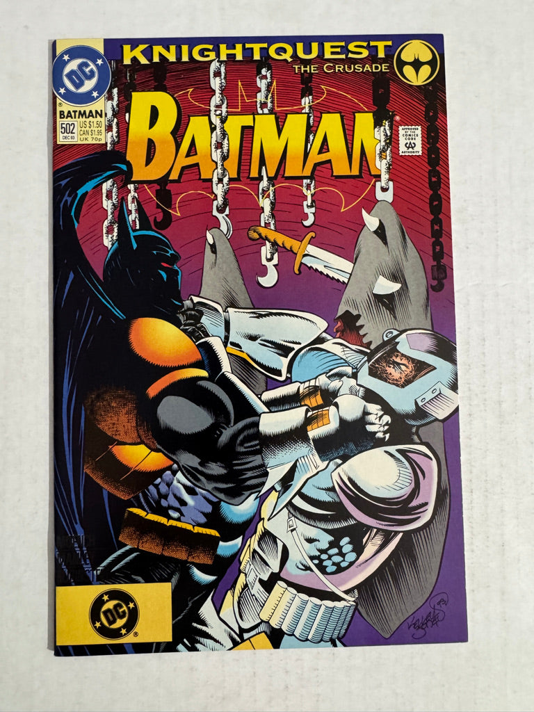 BATMAN #502 NM- Kelley Jones DC LOGO VARIANT