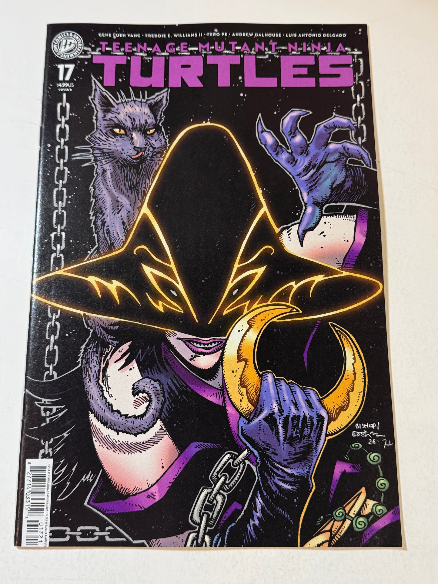 TEENAGE MUTANT NINJA TURTLES #17 Vol 2 NM Kevin Eastman B Variant