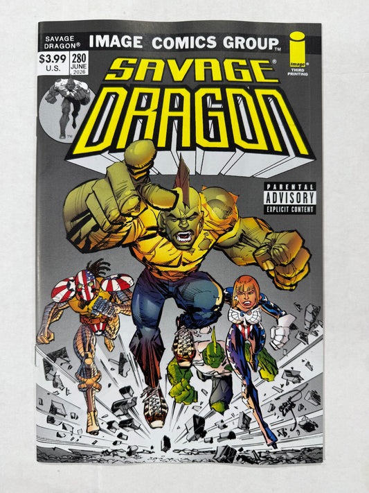SAVAGE DRAGON #280 NM 3rd Print