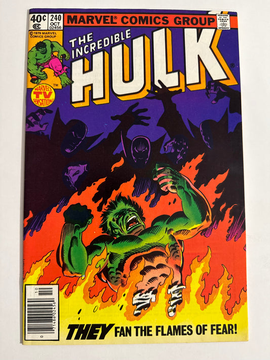 INCREDIBLE HULK #240 NM- NEWSSTAND