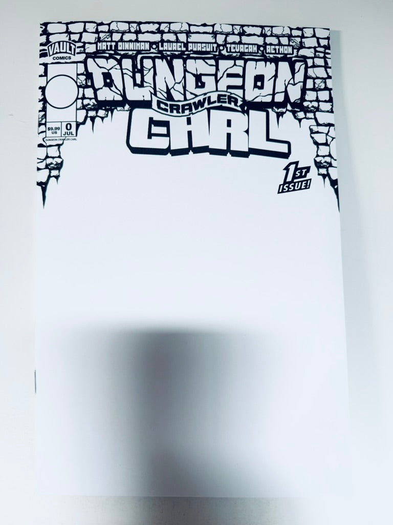 DUNGEON CRAWLER CARL SPECIAL EDITION #0 NM Cover E Blank Variant