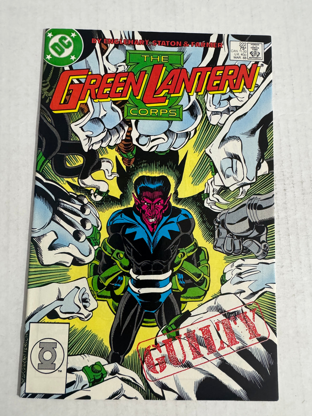 GREEN LANTERN CORPS #222 NM