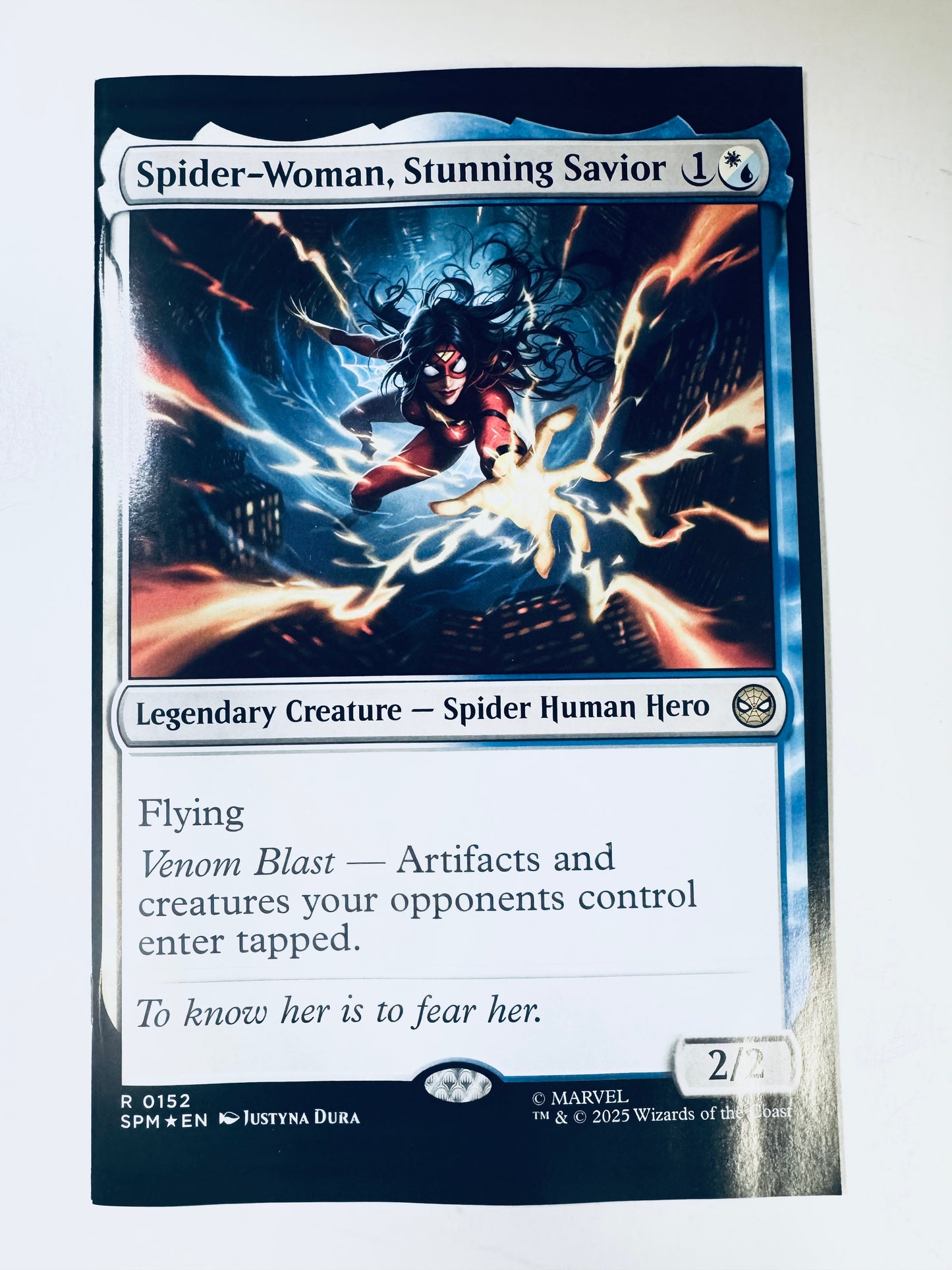 THE AMAZING SPIDER-MAN: SPIDER-VERSITY #2 NM Justyna Dura Magic: the Gathering Variant