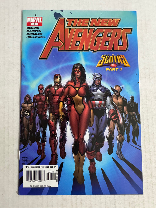 NEW AVENGERS #7 VF David Finch Cover 1ST APPEARANCE