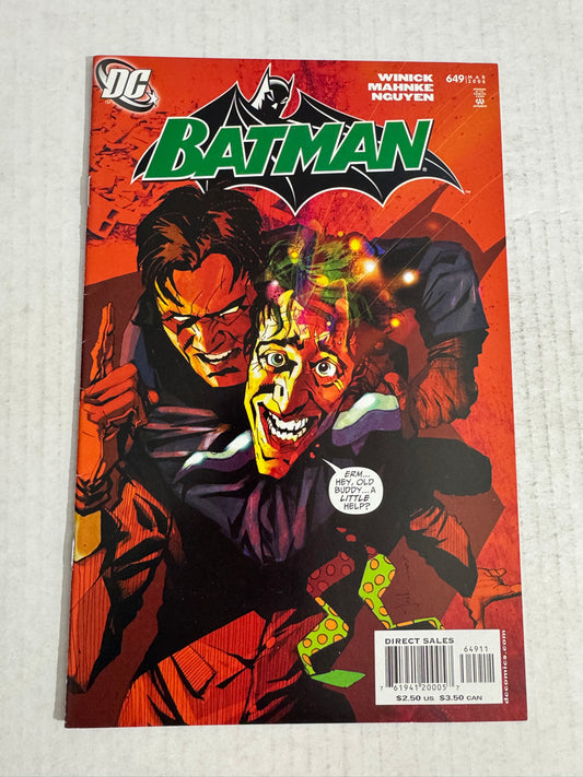BATMAN #649 VF/NM Jock Cover