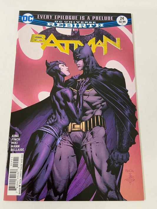 BATMAN #24 Vol 3 NM David Finch Cover