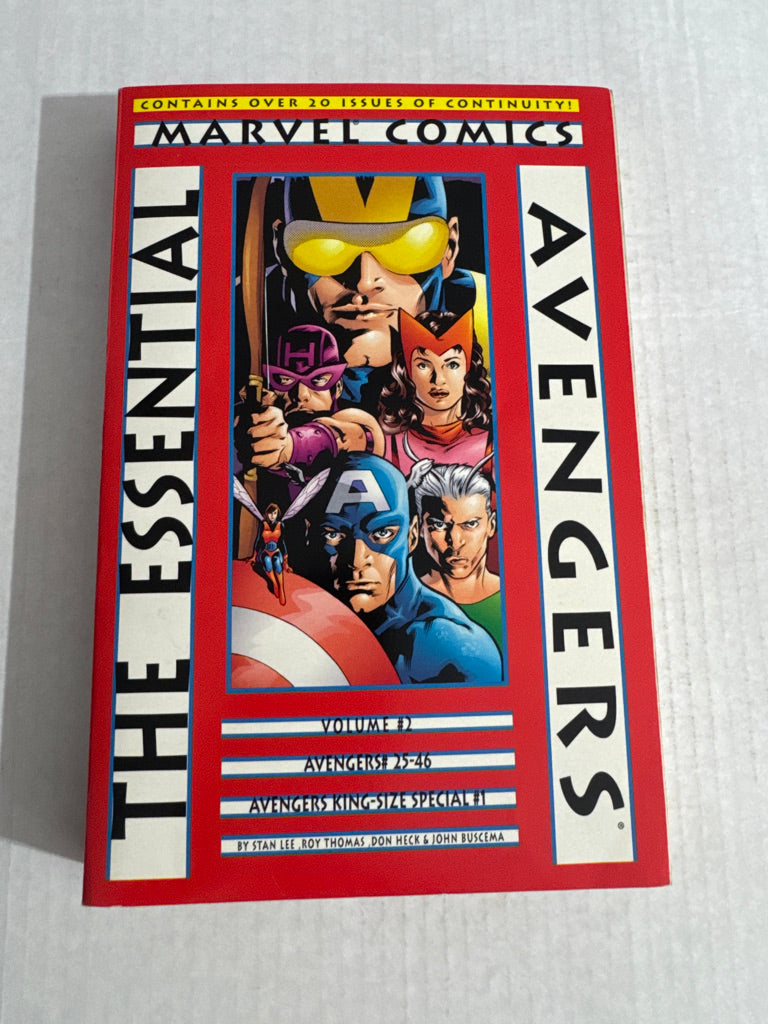 MARVEL COMICS THE ESSENTIAL AVENGERS Vol 2 TPB NM- OOP
