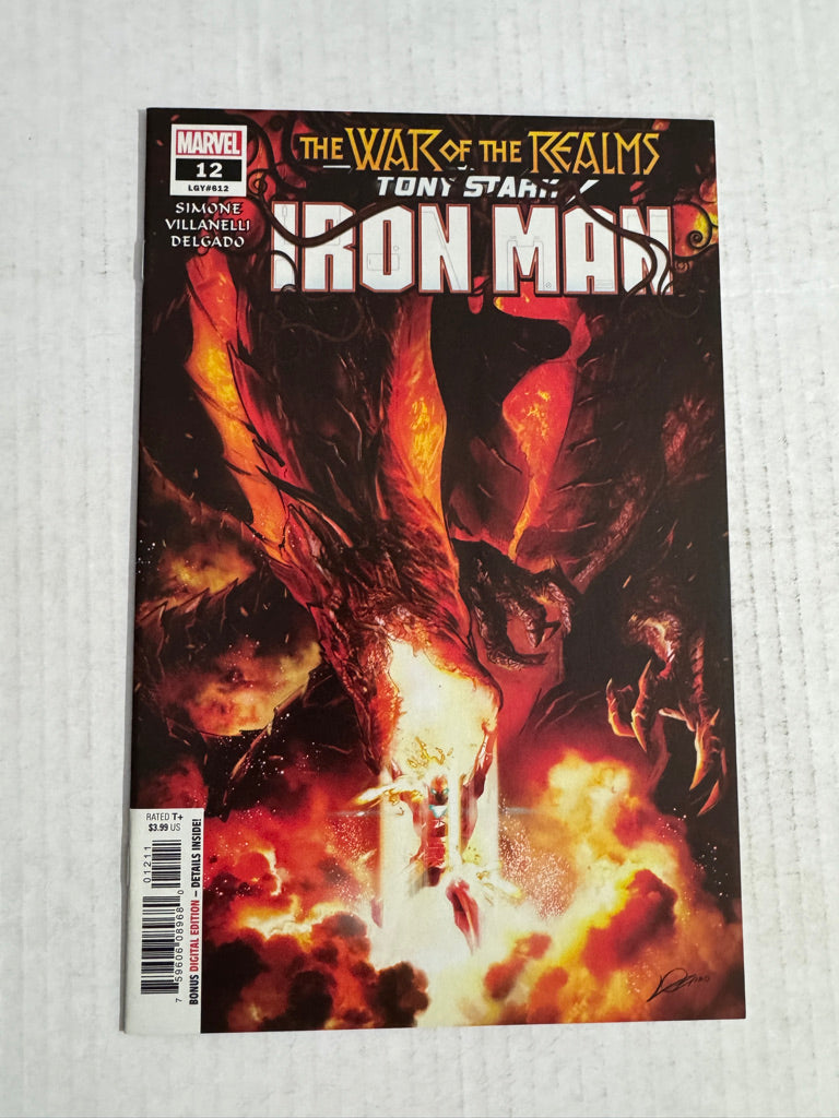 TONY STARK IRON MAN #12 NM Alexander Lozano Cover