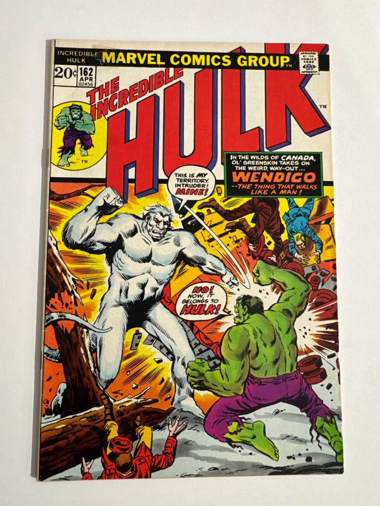INCREDIBLE HULK #162 VG/FN 1ST APPEARANCE