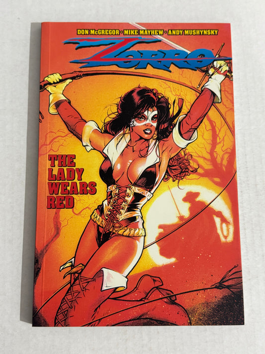 ZORRO The Lady Wears Read TPB NM- Adam Hughes Cover