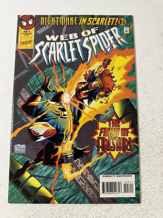 WEB OF SCARLET SPIDER #3 NM