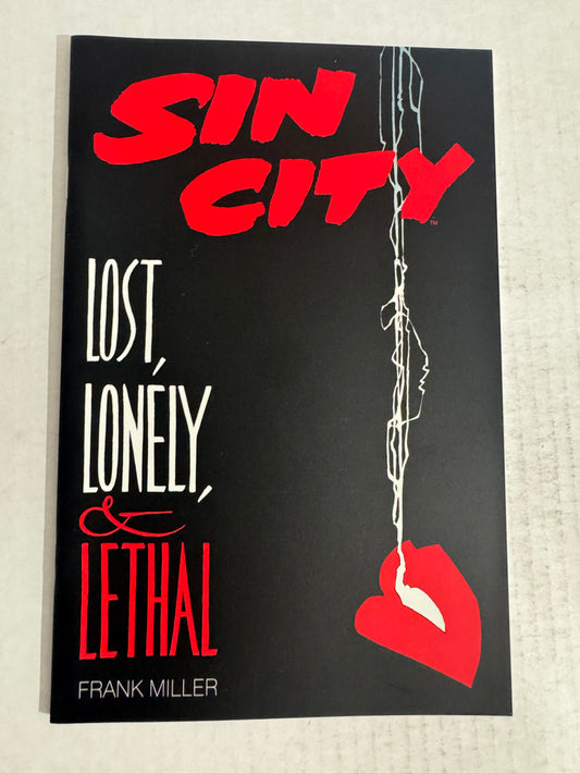 SIN CITY LOST LONELY LETHAL VF/NM Frank Miller Cover