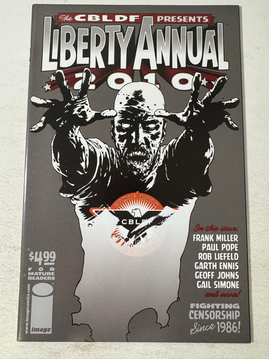 CBLDF LIBERTY ANNUAL 2010 B/W Charlie Adlard Walking Dead Variant