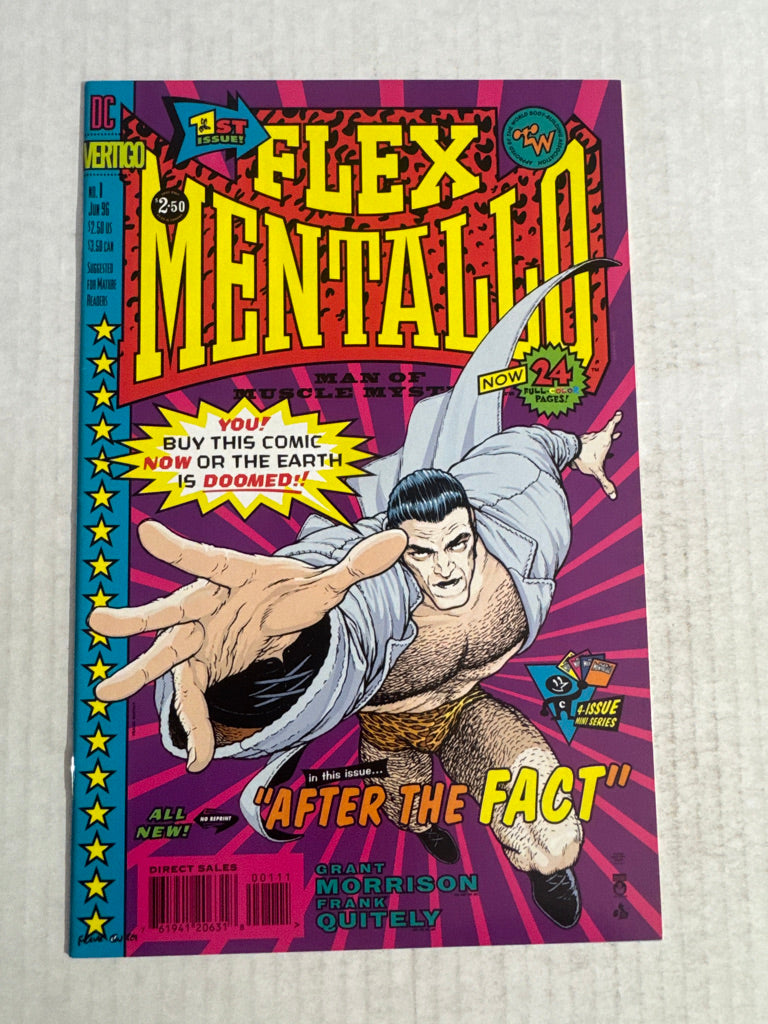 FLEX MENTALLO #1 NM Frank Quitely Cover