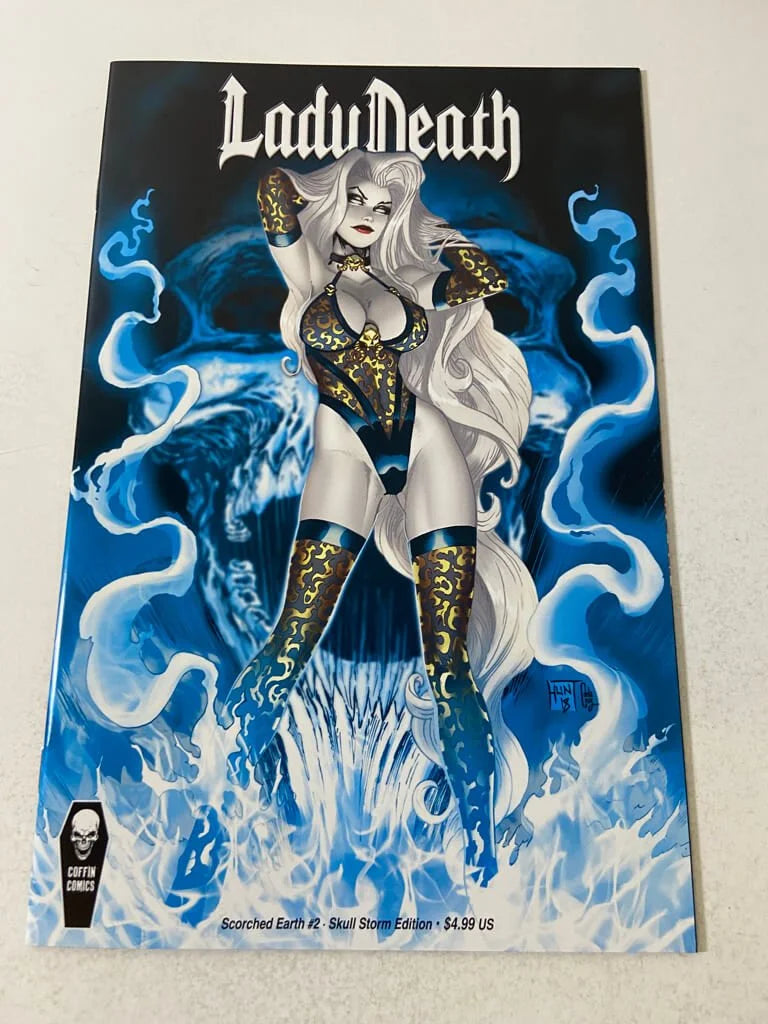 LADY DEATH Scorched Earth #2 NM Skull Storm Edition Variant