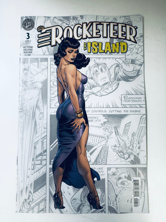 THE ROCKETEER: THE ISLAND #3 NM Cover B Dave Stevens Variant