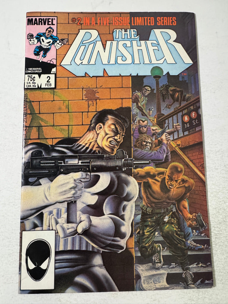 PUNISHER #2 VF- Mike Zeck Cover