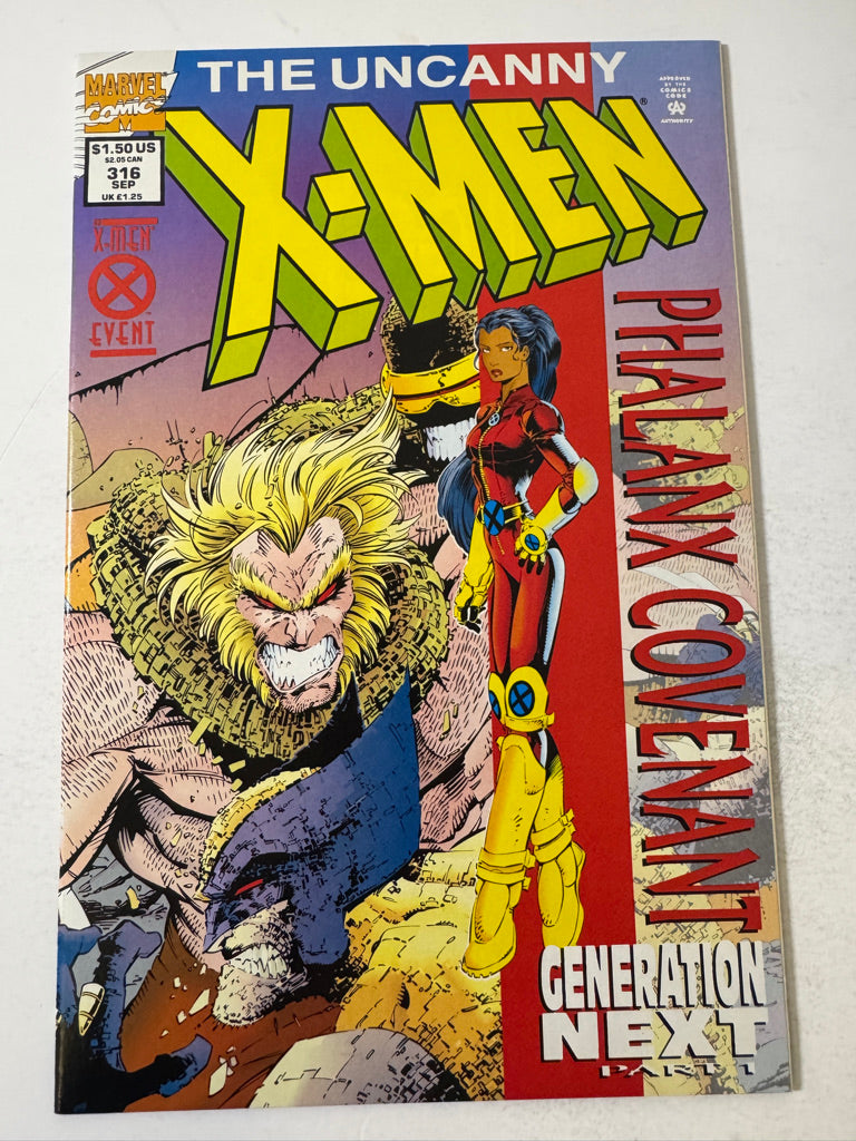 UNCANNY X-MEN #316 NM Joe Madureira Red Stripe Variant  1ST APPEARANCE