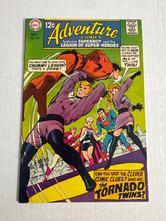 ADVENTURE COMICS #373 FN+ Neal Adams Cover 1ST APPEARANCE