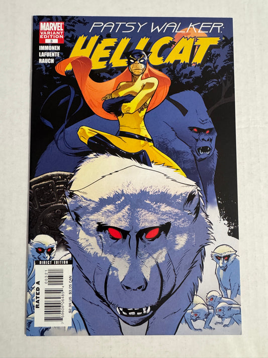 PATSY WALKER HELLCAT #2 NM Stuart Immonen Monkey Variant