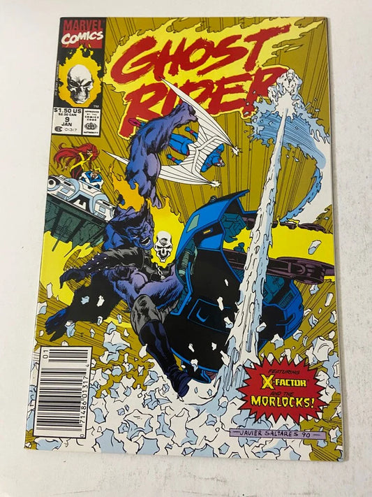 GHOST RIDER #9 Vol 2 VF- NEWSSTAND