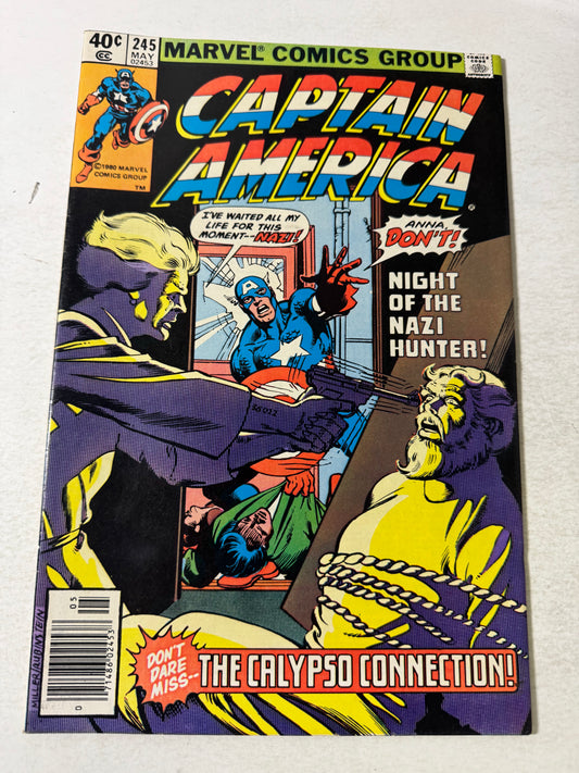 CAPTAIN AMERICA #245 NEWSSTAND Frank Miler Cover