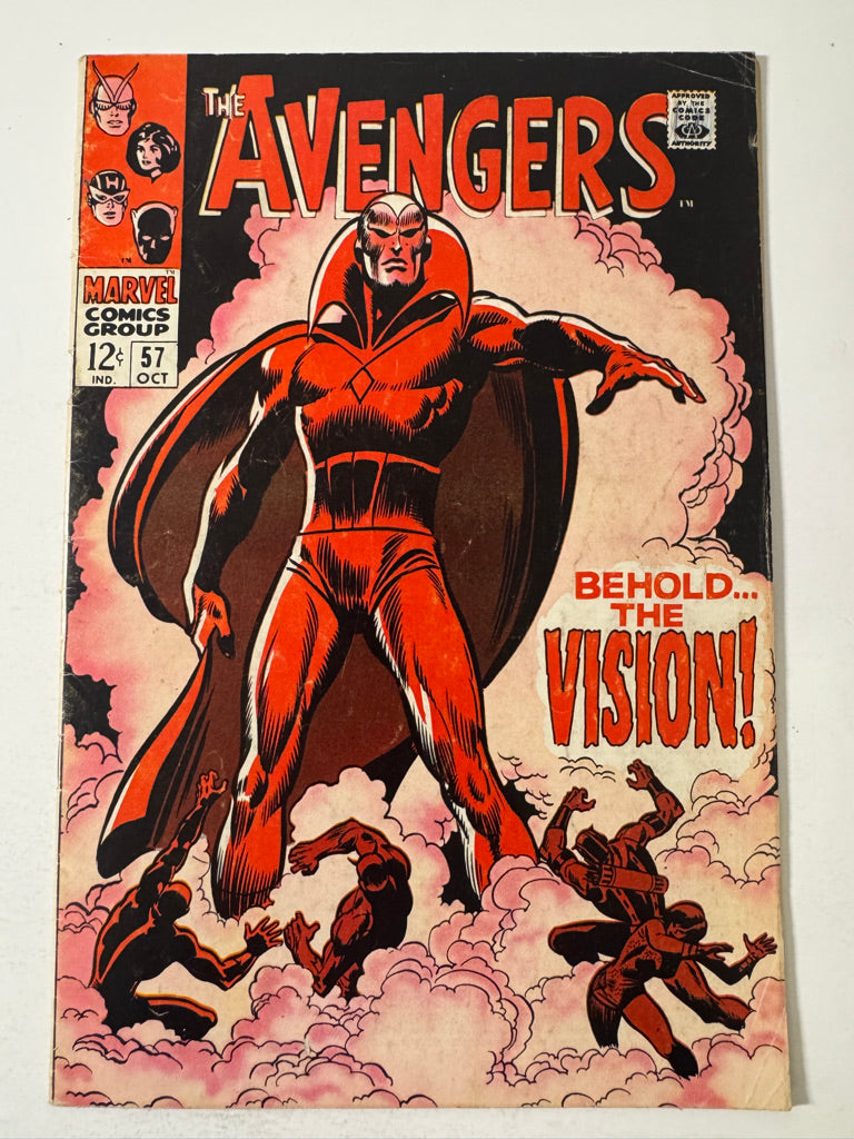 AVENGERS #57 VG+ 1ST APPEARANCE