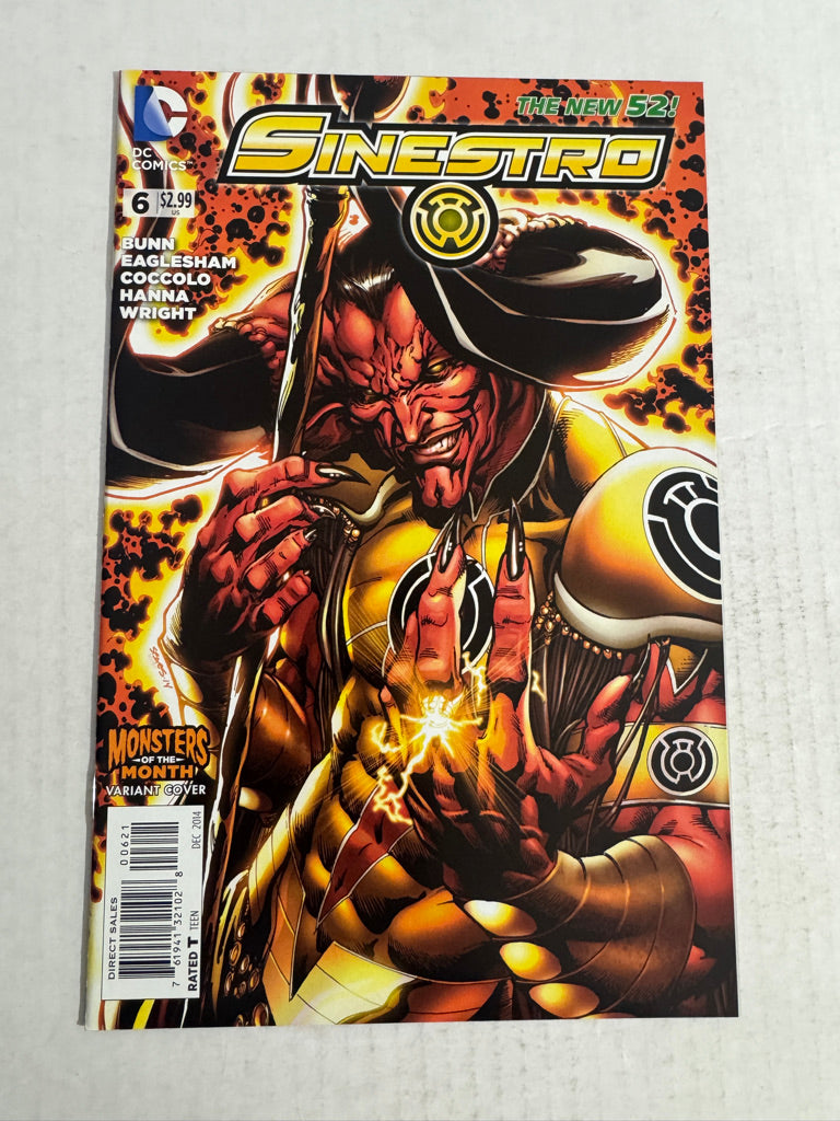 SINESTRO #6 NM Bart Sears Monsters of The Month Variant
