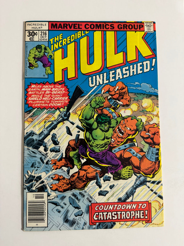 INCREDIBLE HULK #216 FN
